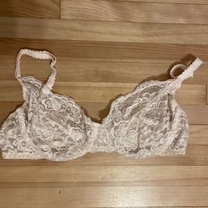 Lace Unlined Bra with Underwire